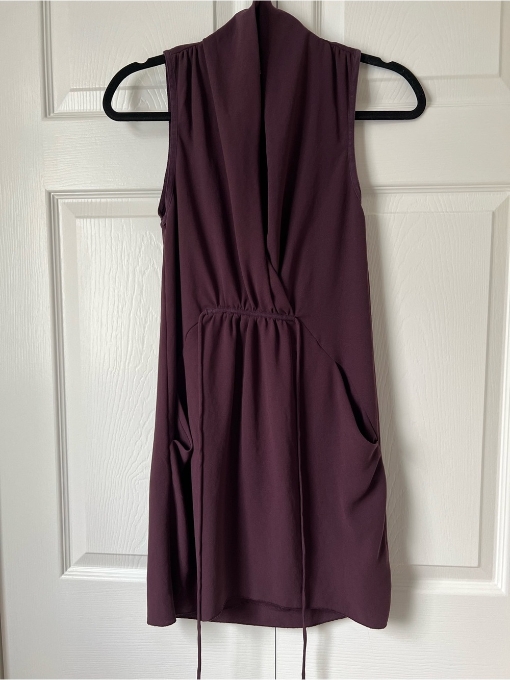Aritzia Wilfred Sabine Dress |  Burgundy - Dark Purple | XXS